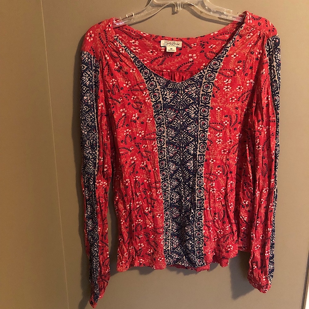 Lucky Brand Long Sleeve Blouse